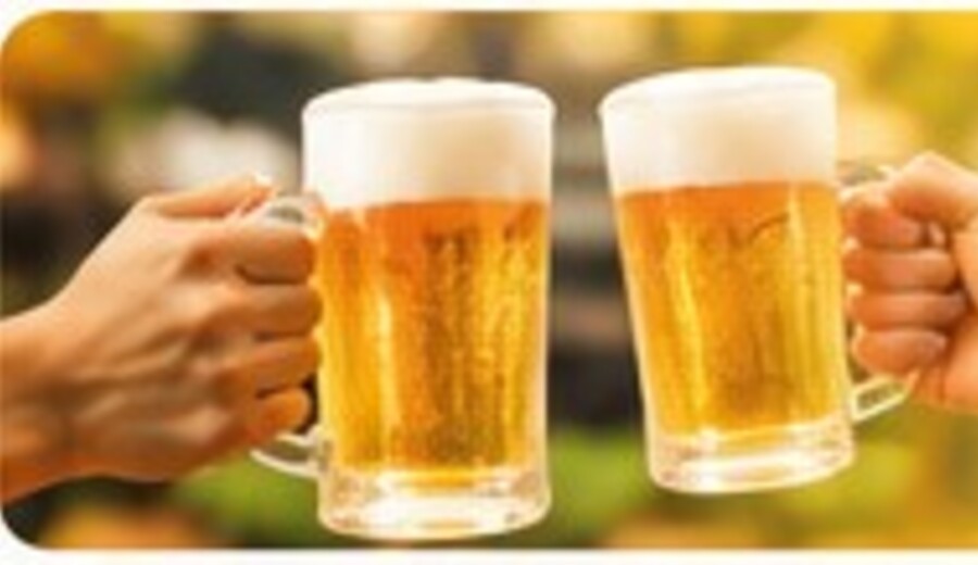 生ビールで乾杯